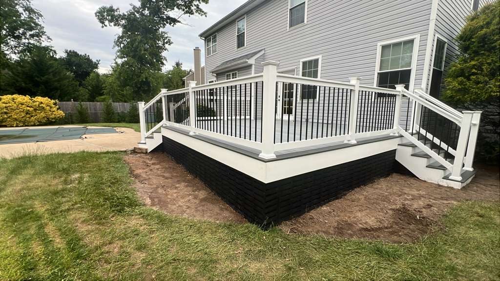 Haven Construction finished deck project